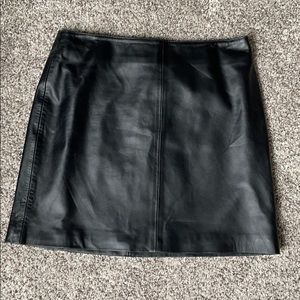 Old Navy Leather Skirt